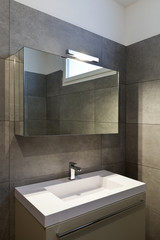 new apartment, empty bathroom