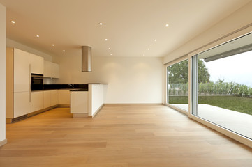 new apartment, kitchen view