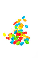 Colourful fruit candy