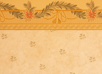 Elegant wallpaper with floral motifs