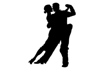 Tango dancers - obrazy, fototapety, plakaty