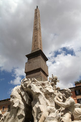 Fototapeta na wymiar Rome, Italy - Piazza Navona
