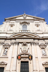 Fototapeta na wymiar Rzym kościół - Kościół Gesu