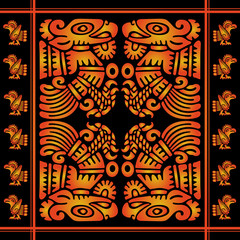 African decorative pattern