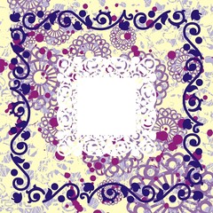 vintage vector postcard