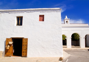Ibiza San Miguel de Balansat white church