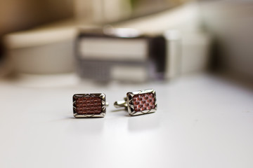 Man Belt with Cuff Links