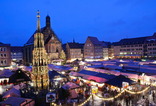 Christkindlesmarkt In Nuremberg, Germany