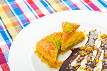 Traditional turkish sweet dessert