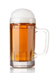 beer mug isolated on white