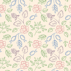 Floral seamless pattern