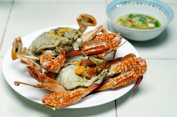 Steamed Crabs