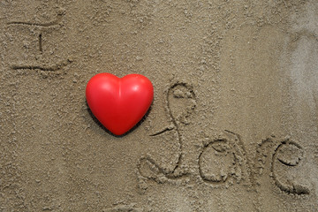 Fototapeta premium I love
