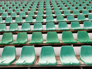 Fototapeta premium chairs in stadium