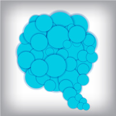 Bright bubbles background