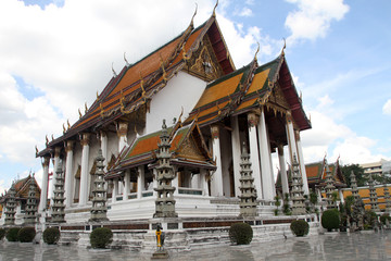 Naklejka premium White temple