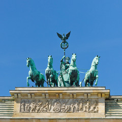 Quadriga on the Brandenburger Tor (Brandenburg Gate), Berlin