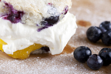 Blueberries and Pastry