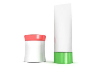 Cosmetics packs and containers: tube and box