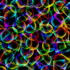 abstract christmas seamless backgraound