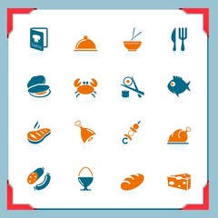 Food icons | In a frame series
