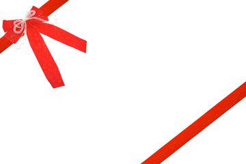 paquet cadeau rouge avec ruban