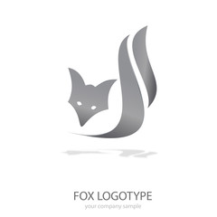 Logo Fox. Concept of cunning # Vector