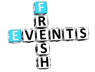 3D Fresh Events Crossword