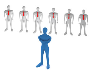 3d leader  and his team