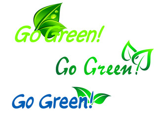 Go green symbols