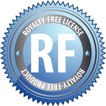 Royalty-free license badge