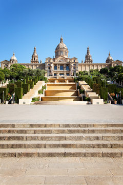 Palau Nacional, Barcelona, Spanien