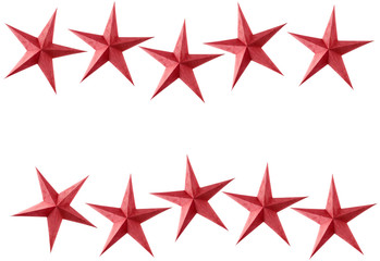 Rote  Weihnachtssterne