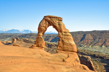 Fototapeta na wymiar Delicate Arch, Arches National Park (Utah)