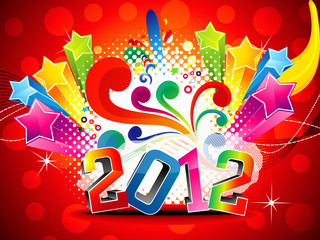 abstract colorful new year  wallpaper