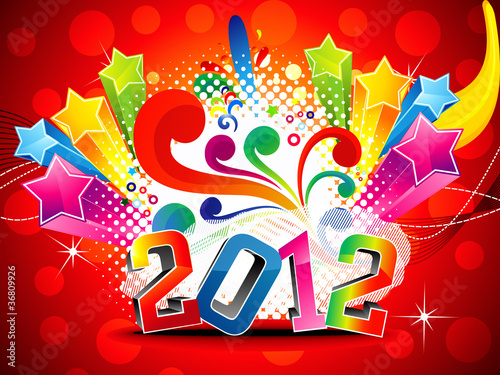 &quot;abstract colorful new year wallpaper&quot; Stock image and royalty-free vector files on Fotolia.com