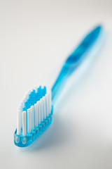 Blue toothbrush