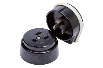 Power socket and plug