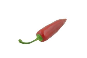 single jalapeno isolated on white background - Einzelne Jalapeno