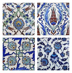 Turkish Wall Tiles,Collage