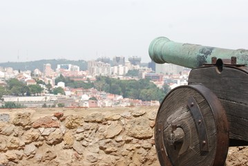 Fototapeta na wymiar St. George castle, Lisbon, Portugal