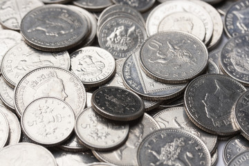 piles of silver coins; financial growth