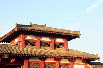 Fotobehang Chinese ancient buildings © bbbar