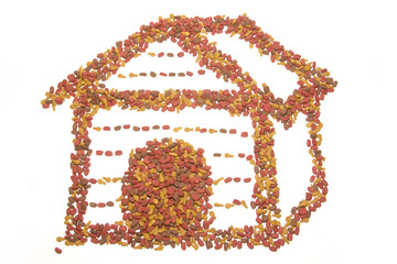 doghouse used dog food