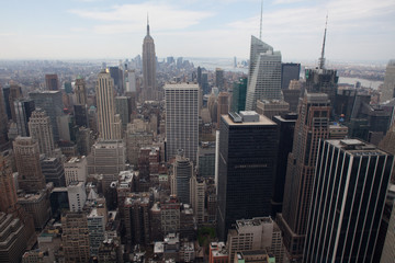 Vue de New York depuis le Rockefeller Center
