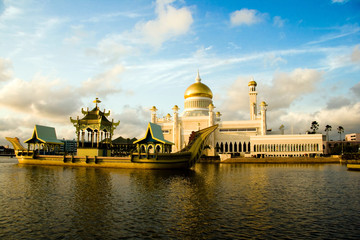 Fototapeta na wymiar Bandar Seri Begawan Brunei Moschea