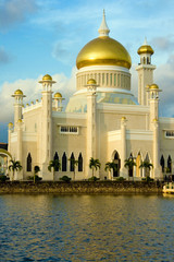 Fototapeta na wymiar Bandar Seri Begawan Brunei Moschea