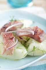 Herring with potato