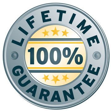 Lifetime Guarantee Stamp Label Element