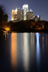 Fototapeta premium Atlanta From Piedmont Park